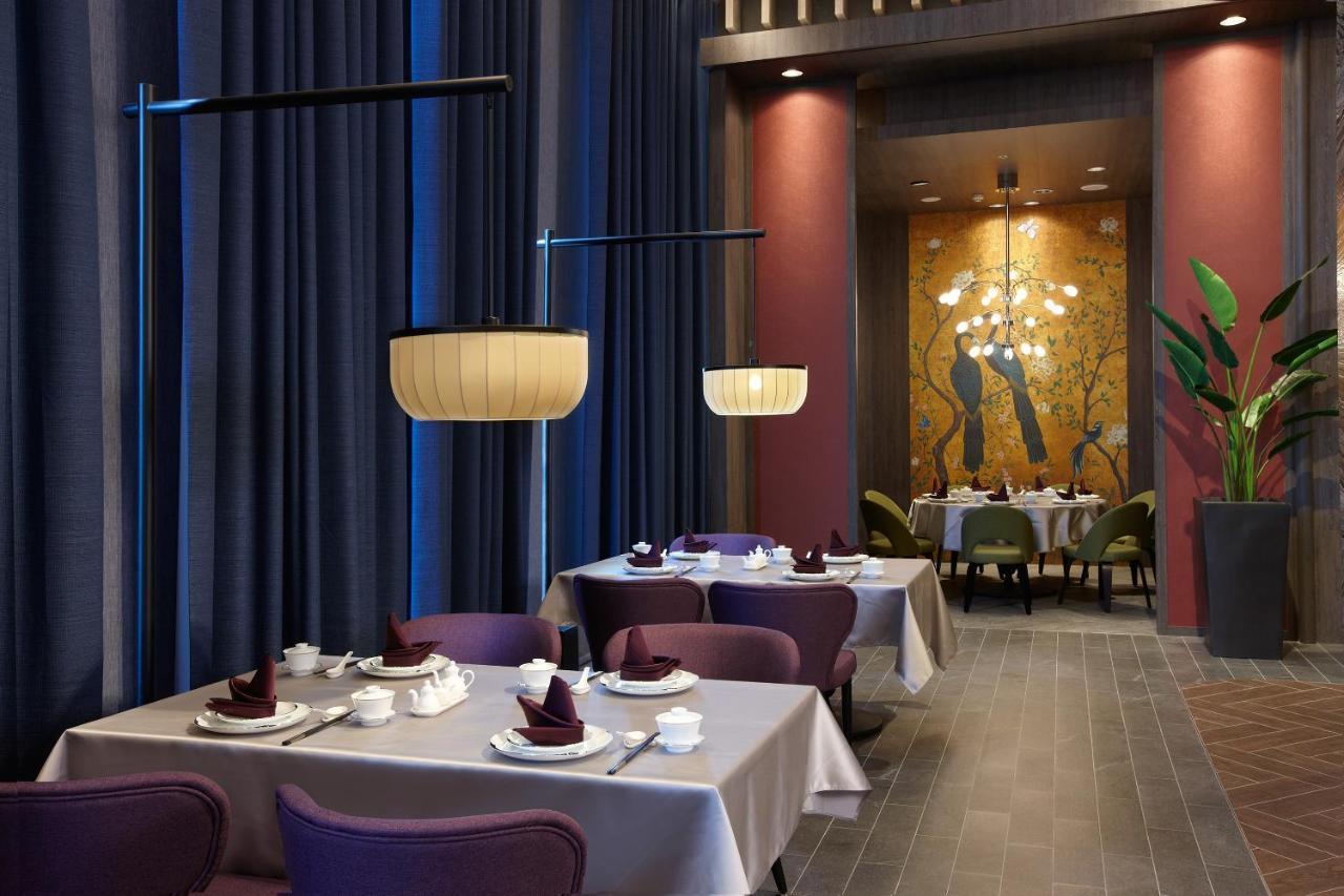 Cozzi Blu Hotel Zhongli Exterior foto The interior of the restaurant