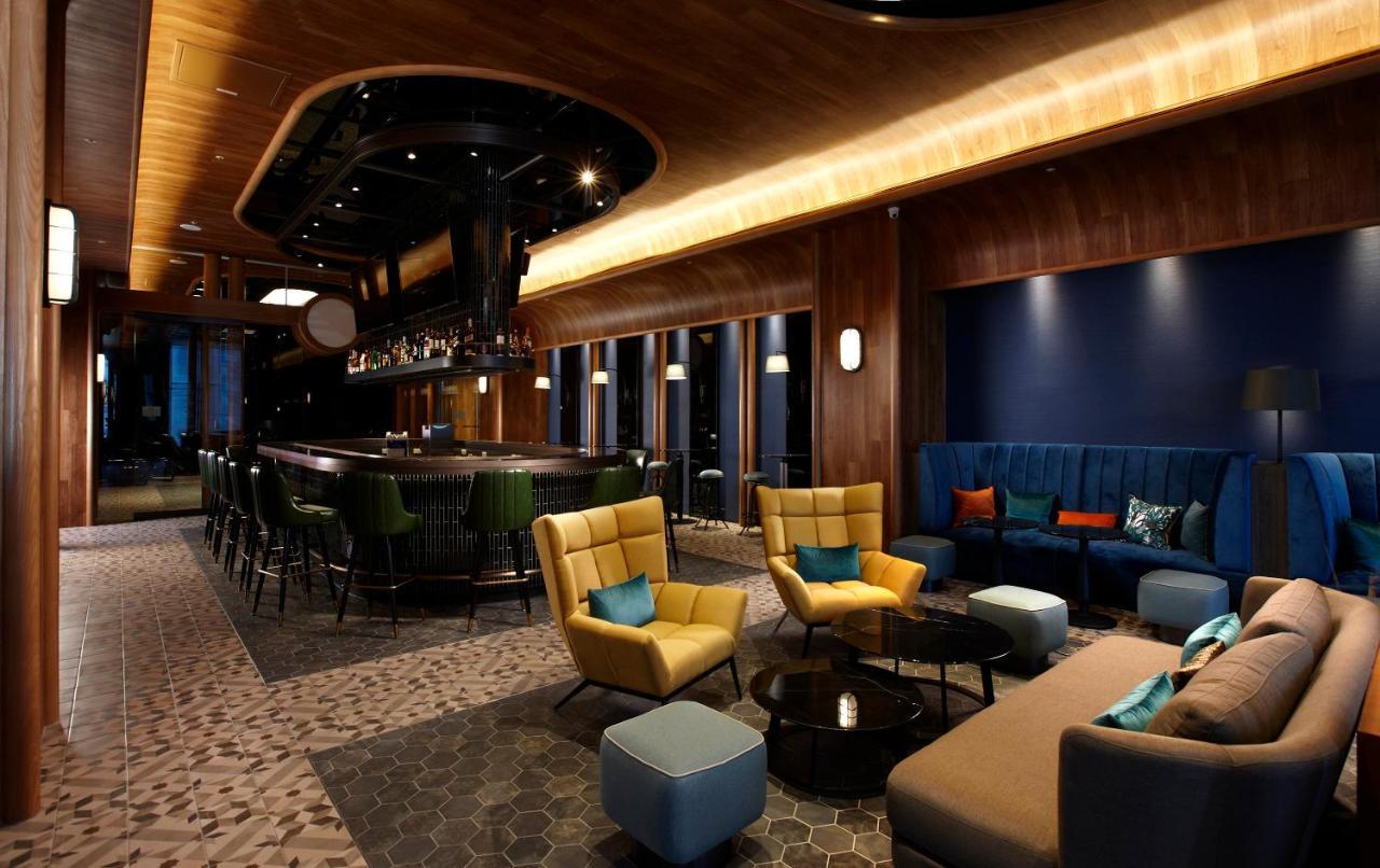 Cozzi Blu Hotel Zhongli Exterior foto The lounge at the airport