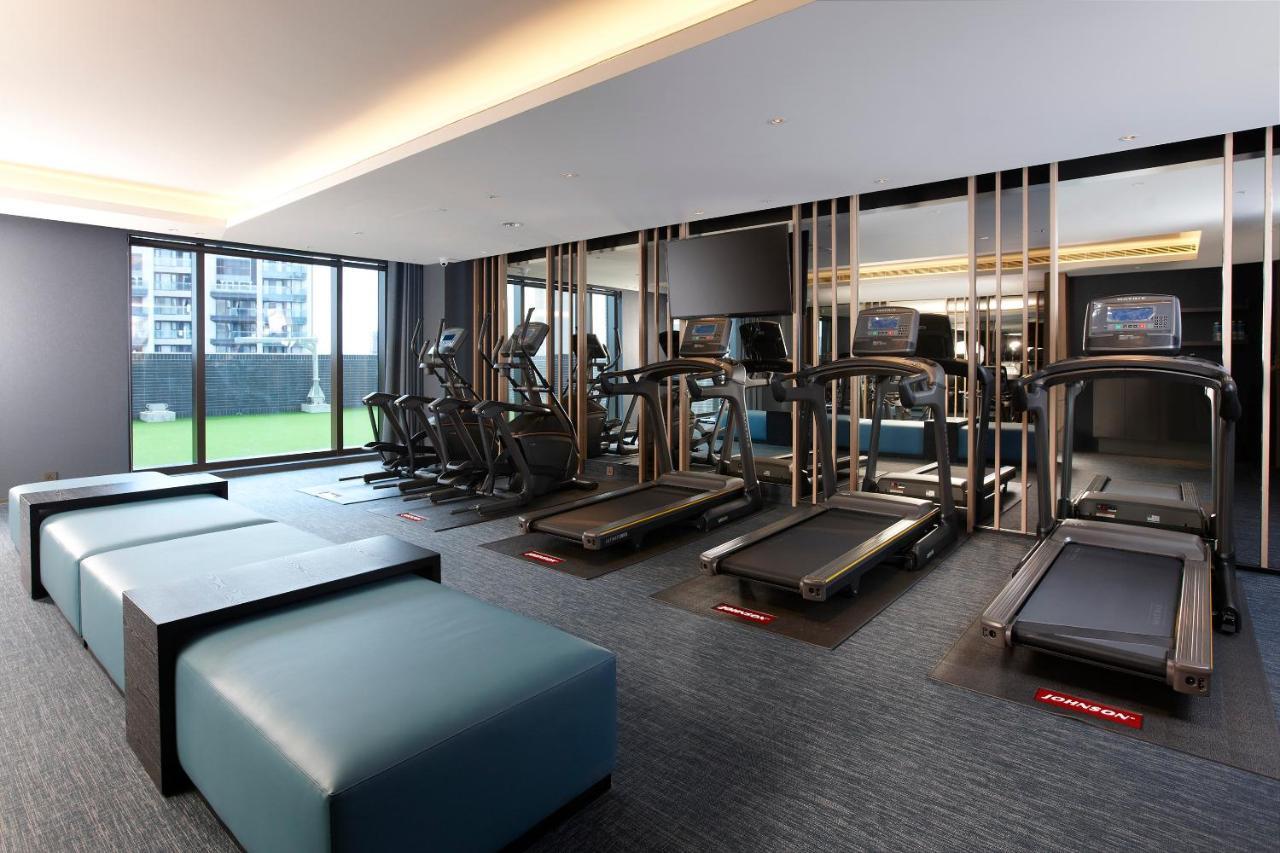 Cozzi Blu Hotel Zhongli Exterior foto The gym at the hotel